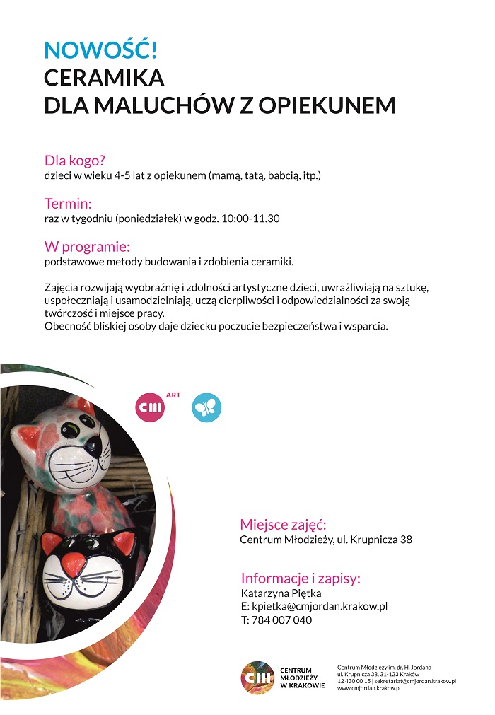 Ceramika z opiekunem, afisz